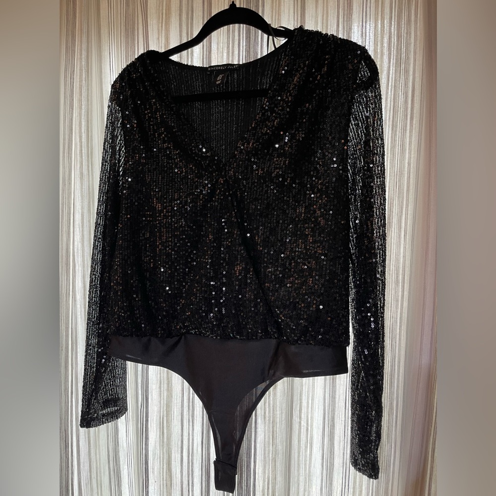 Sequins body suit